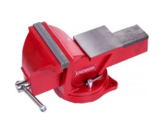 Слесарные поворотные тиски с наковальней СОРОКИН 1.918 