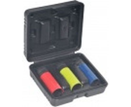 Набор головок ударных колёсных 1/2" 17, 19, 21 мм, L-85 мм, с пластиковой защитой АвтоDело 39233 14878 