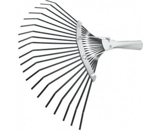 Веерные грабли с черенком, 20 зубьев, 1250 мм СИБРТЕХ 61779 – изображение 2