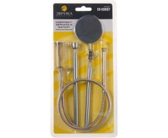Набор: зеркало телескопическое круглое 50 мм/магнит телескопический до 1,3 кг/захват 609,6мм ЭВРИКА ER-53037 – изображение 2