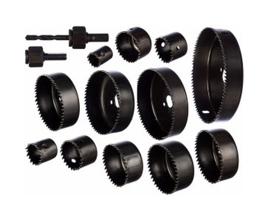 Набор HCS коронок 12 шт + 2 адаптера ПРАКТИКА 773-279 – изображение 4