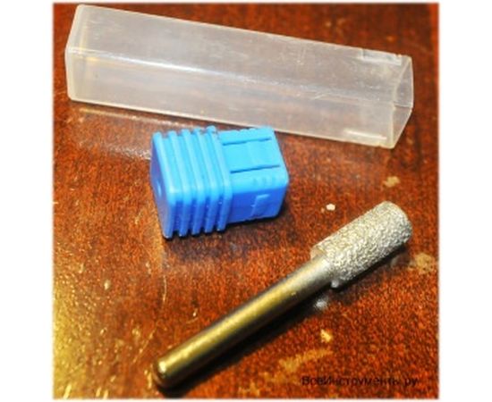 Шарошка алмазная цилиндрическая (10х20 мм) ПРАКТИКА 646-973 – изображение 5