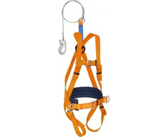 Страховочная система со стропом из металлического троса в ПВХ-оболочке и амортизатором Gigant УС 2 аБЖ 