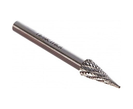 Фреза по металлу твердосплавная (8х20 мм; хвостовик 6 мм) ПРАКТИКА 644-566 