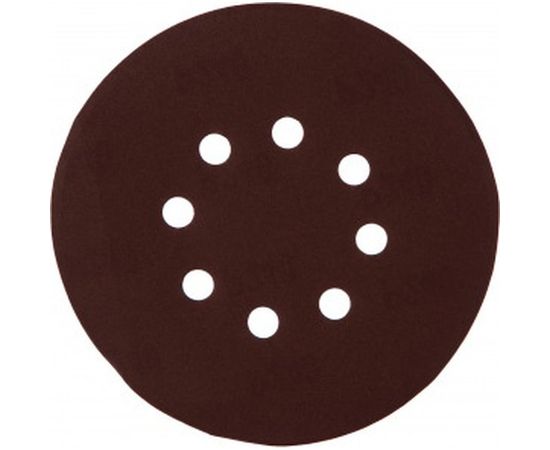 Круг шлифовальный на липучке по дереву/металлу 10 шт. (150 мм; P240; 8 отверстий) Gigant G-1034 