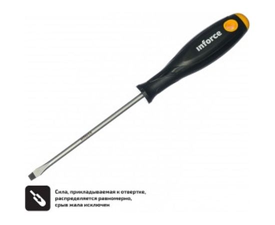 Шлицевая отвертка Inforce SL5x125 06-09-60 