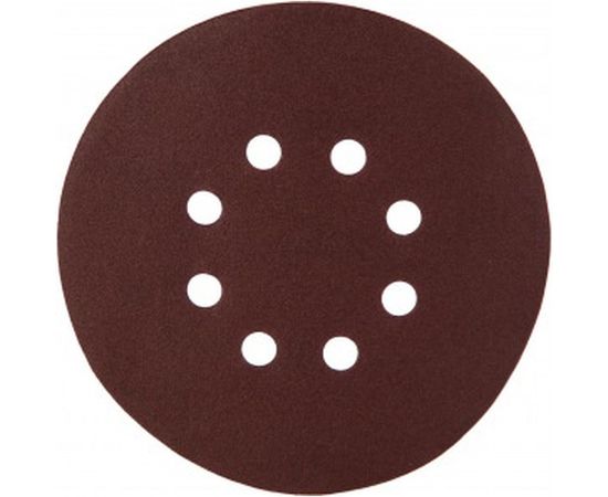 Круг шлифовальный на липучке по дереву/металлу 10 шт. (150 мм; P180; 8 отверстий) Gigant G-1033 