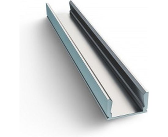 Алюминиевый прямой накладной профиль для светодиодной ленты APEYRON 08-01-01 