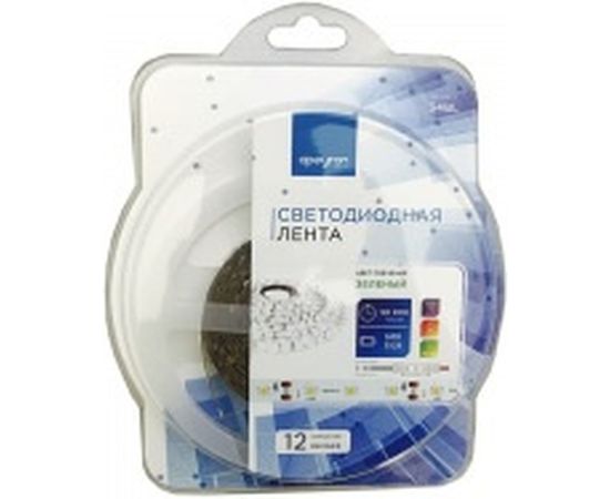 Светодиодная лента в блистере APEYRON 12В, 4.8Вт/м, smd 3528, зеленый 34BL 