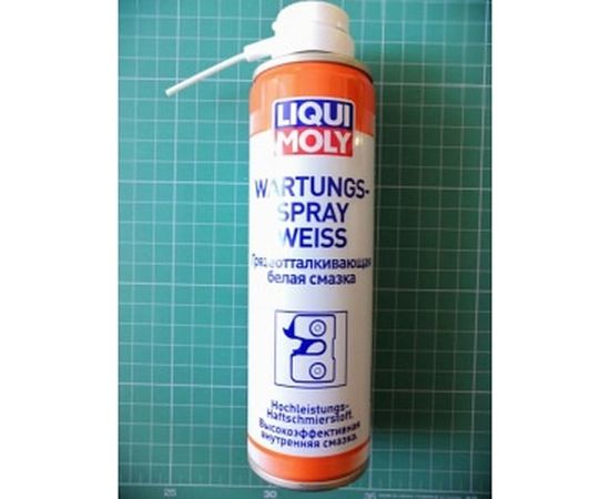 Грязеотталкивающая белая смазка LIQUI MOLY Wartungs-Spray weiss 0,25л 3953 – изображение 2