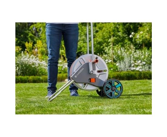 Металлическая тележка для шлангов GARDENA AquaRoll M 18541-20.000.00 – изображение 2