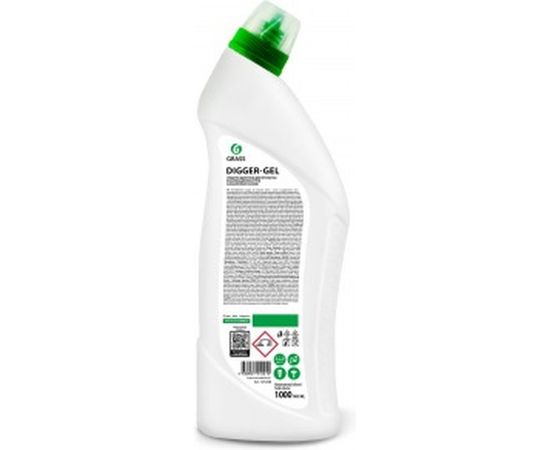 Щелочное средство для прочистки канализационных труб Grass DIGGER-GEL 125438 – изображение 2