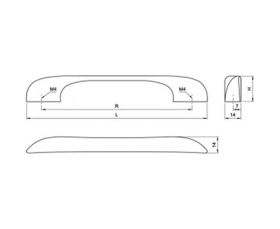 Ручка Amix UN 9206/96 А013-96 MN/SATIN – изображение 2
