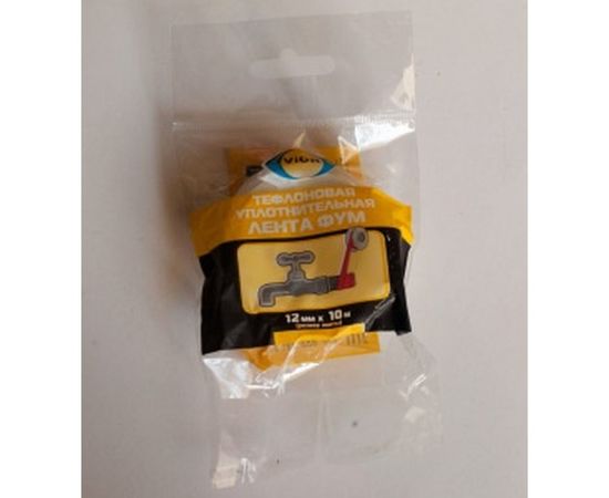 Тефлоновая уплотнительная лента AVIORA ФУМ 12ммх10м 302-117 – изображение 2