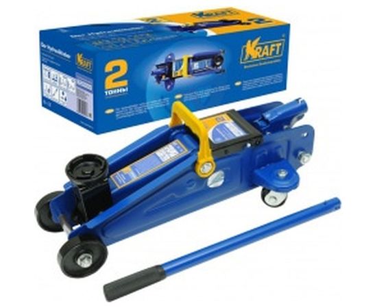 Подкатной гидравлический домкрат KRAFT 2 т KT 820000 – изображение 2