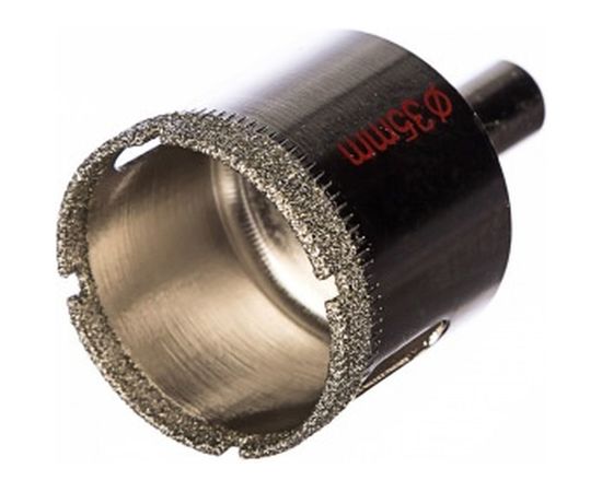 Коронка алмазная по стеклу и керамике (35 мм) ПРАКТИКА 777-314 – изображение 3