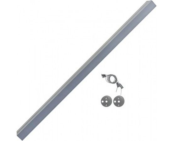 Линейный светильник APEYRON подвесной, светодиодный, 24Вт, IP 44, 4х4х100 см, цвет - серебро 14-25 – изображение 3