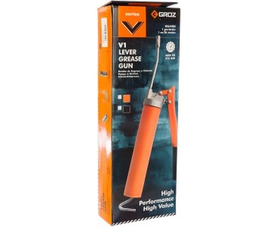 Профессиональный плунжерный шприц 413атм, 500см3, трубка GROZ GR42900 - V1R/B – изображение 3