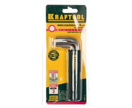Имбусовые короткие ключи EXPERT 8 предметов Kraftool 27430-1_z01 – изображение 3