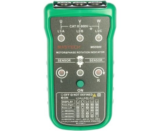 Индикатор чередования фаз Mastech MS5900 59266 – изображение 3