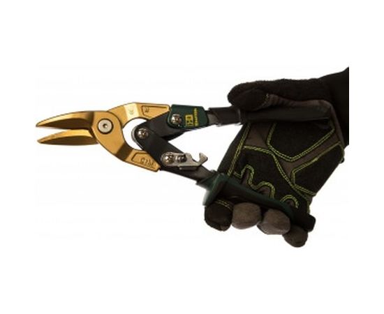 Ножницы по твердому металлу, двойная рычажная передача, Cr-Mo, титановое покрытие, двухкомпонентная ручка, правые, 250мм KRAFTOOL TITAN 2327-R – изображение 3