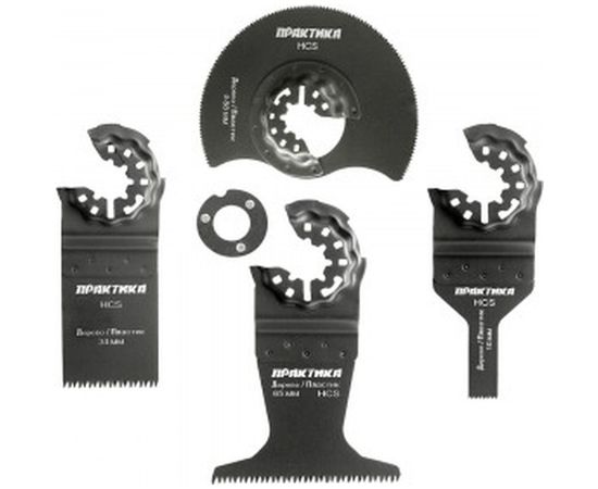 Набор насадок №1 для МФИ по дереву (4 шт.) ПРАКТИКА 240-508 – изображение 3