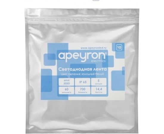 Светодиодная лента Apeyron 12В, 14,4 Вт/м 10 – изображение 4