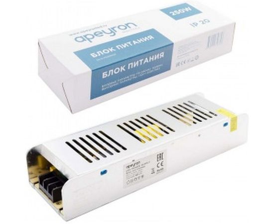 Блок питания Apeyron слим-метал 12В, 250Вт, IP20, 20,83А, 223х68х40мм 03-51 – изображение 4