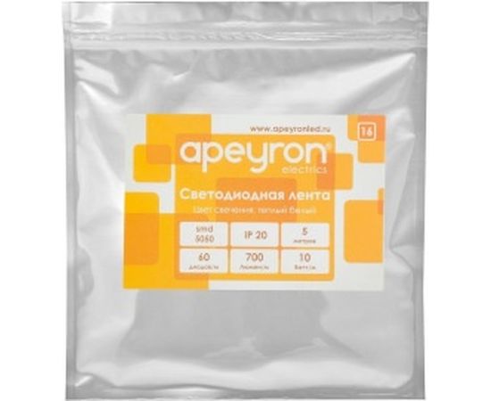Светодиодная лента Apeyron 12В, 14,4 Вт/м 16 – изображение 4
