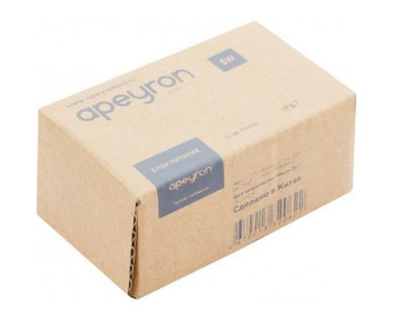 Блок питания Apeyron 12В, 5 Вт, IP67, 0,42А, пластик, 55х26,5х23 03-08 – изображение 4