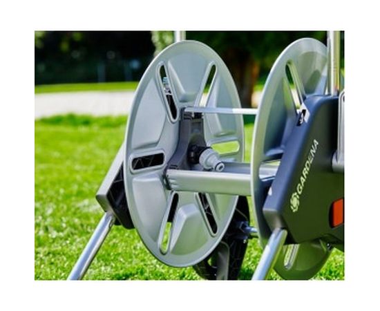 Металлическая тележка для шлангов GARDENA AquaRoll M 18541-20.000.00 – изображение 5