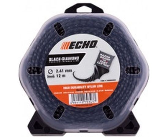 Корд триммерный Black Diamond Line (2.4 мм, 12 м, витой квадрат) ECHO 340095004 