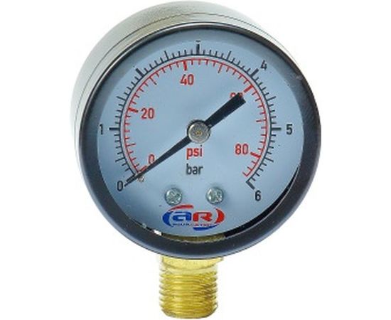 Манометр радиальный 6 атм, 50 мм AquamotoR AR112010 