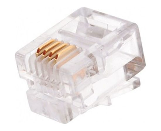 Телефонный коннектор NIKOMAX RJ11/6P4C 100шт NMC-RJ64RE06UC1-100 