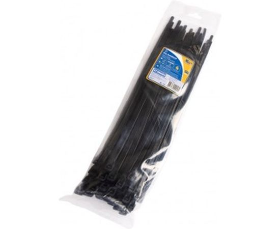 Нейлоновый хомут KRAFT черный 7,6х300 KT 880624 