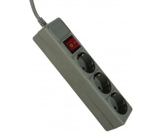 Сетевой фильтр PERFEO POWER+ 3,0м 3 розетки серый 30&nbsp;012&nbsp;498 