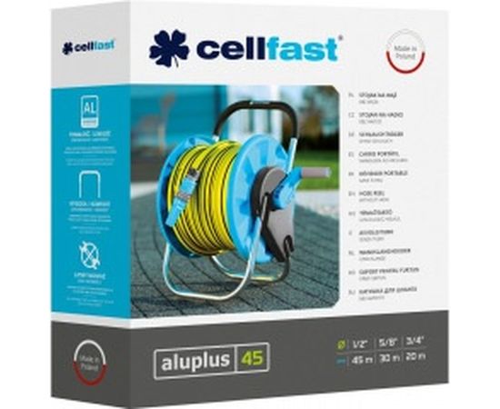 Катушка для шланга Cellfast ALUPLUS 45 м, 1/2” 55-150 – изображение 2