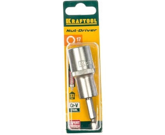 Бита-головка&nbsp;EXPERT удлиненная (1/4";&nbsp;17 мм)&nbsp;Kraftool&nbsp;26396-17 – изображение 2