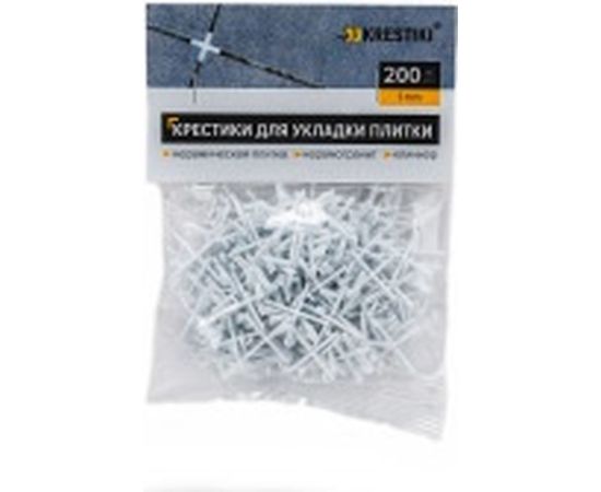 Крестики для плитки (200 шт; 1 мм) 3D Krestiki 00-00000677 – изображение 2