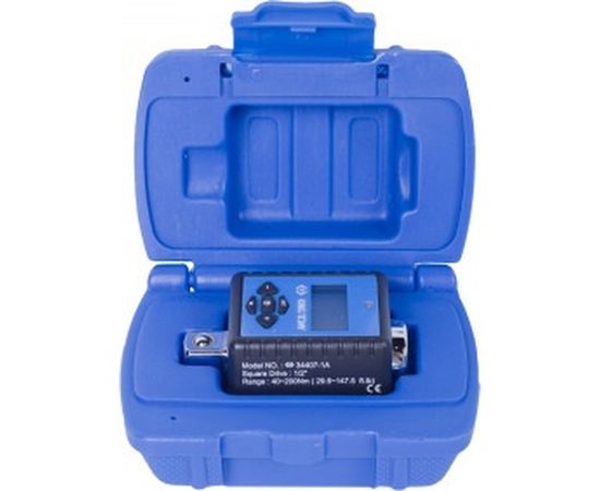 Электронный динамометрический адаптер KING TONY 34207-1A, 1/4", 6-30 Нм, кейс – изображение 2