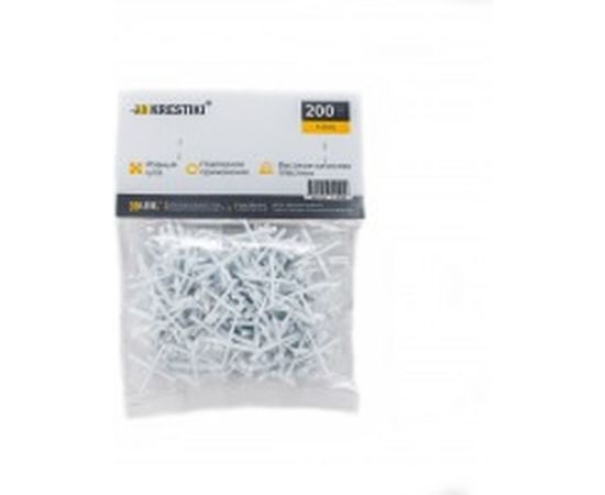 Крестики для плитки (200 шт; 1 мм) 3D Krestiki 00-00000677 – изображение 3