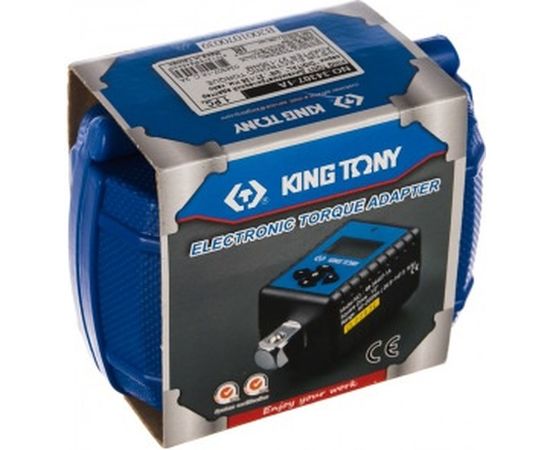 Электронный динамометрический адаптер KING TONY 34307-1A, 3/8", 27-135 Нм, кейс – изображение 3