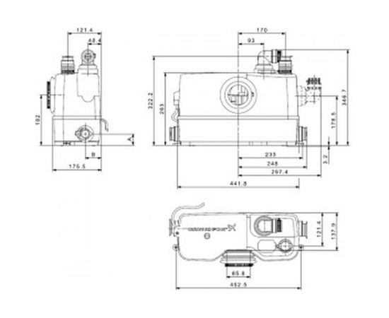 Канализационный насос Grundfos Sololift2 WC-1 97775314 – изображение 5
