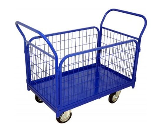 Платформенная тележка с сетчатыми бортами RUSKLAD 500х800 ТС 1 125 