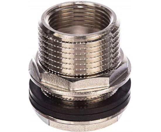 Штуцер, врезка в бак (емкость) с прокладкой 1" латунь Smart MP-У ИС.071268 