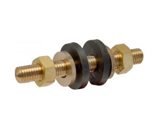 Латунная шпилька MasterProf MP 6 мм с гайками для унитаза 2 шт ИС.130190 