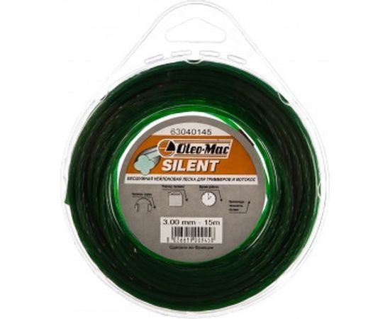 Леска 3.0мм 15м silent Oleo-Mac 6304-0145 