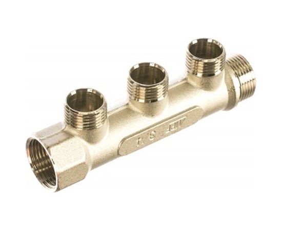 Коллектор AQUALINK 3 выхода 3/4", 1/2" наружняя резьба ИС.071057 