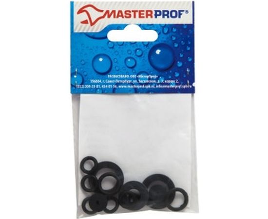 Набор прокладок для кнопочного смесителя MasterProf синий ИС.130257 