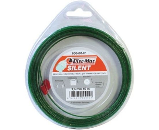 Леска 1.6мм 15м silent Oleo-Mac 6304-0142 